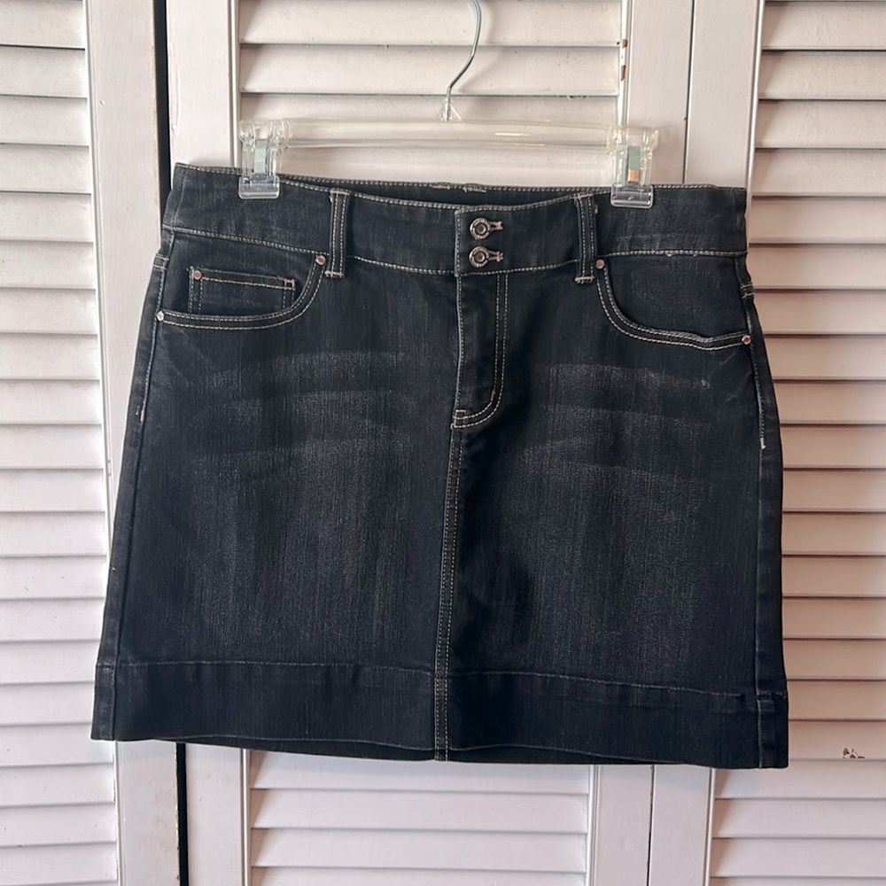 COPY - White House Black Market Black Denim Skirt